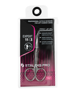 Nożyczki do skórek STALEKS PRO EXPERT 11, typ 3 (dla leworęcznych)