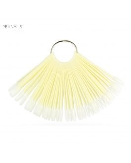 Wzornik tipsy mleczny w kształcie migdał na kółku - 50 szt