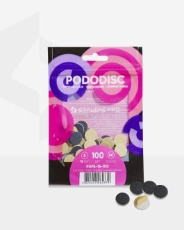 Jednorazowe pilniki na miękkiej bazie do dysku pedicure Pododisc Staleks Pro S, 100 ziarnistość (50 sztuk) PDFS-15-100