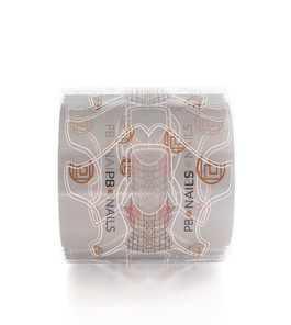 Transparentne formy do przedłużania paznokci 300 szt.